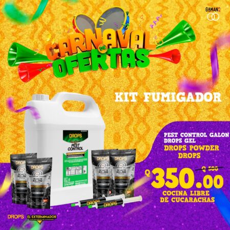 Kit Fumigador Drops – El Exterminador